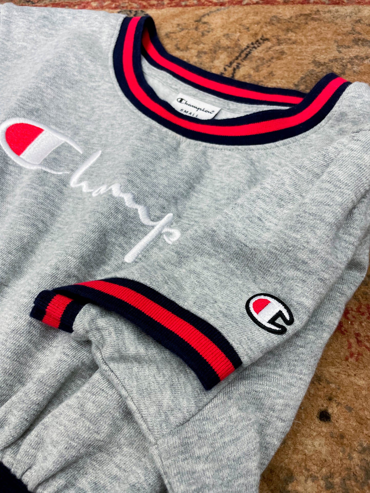 CHAMPION COLLEGIATE HERITAGE CROP CREW SWEAT