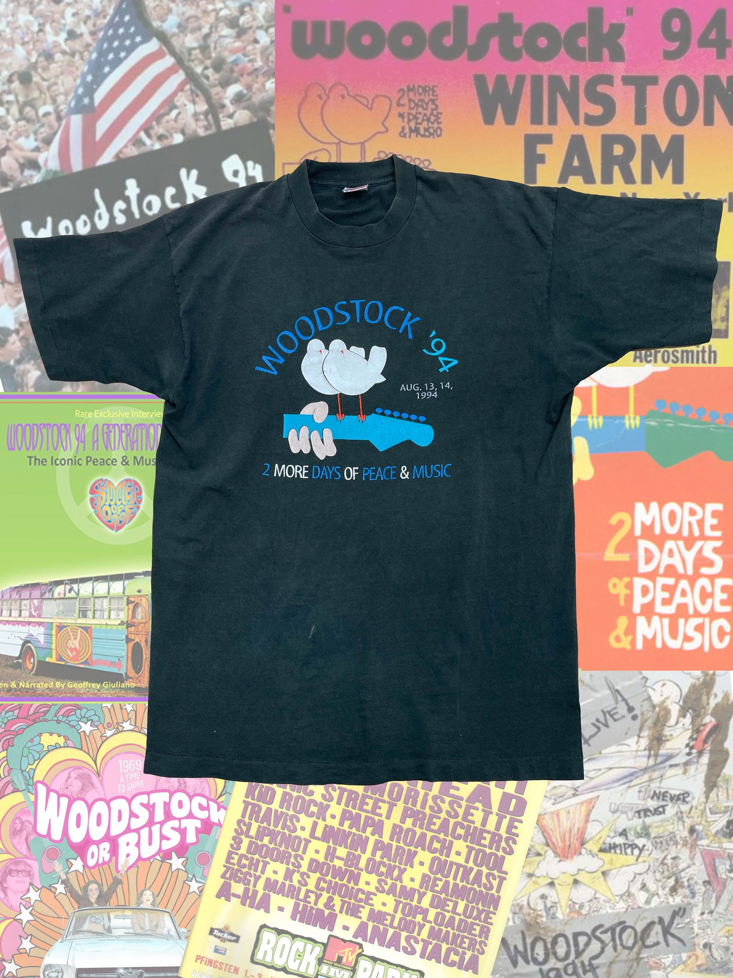 WOODSTOCK '94 LINE UP FESTIVAL TEE