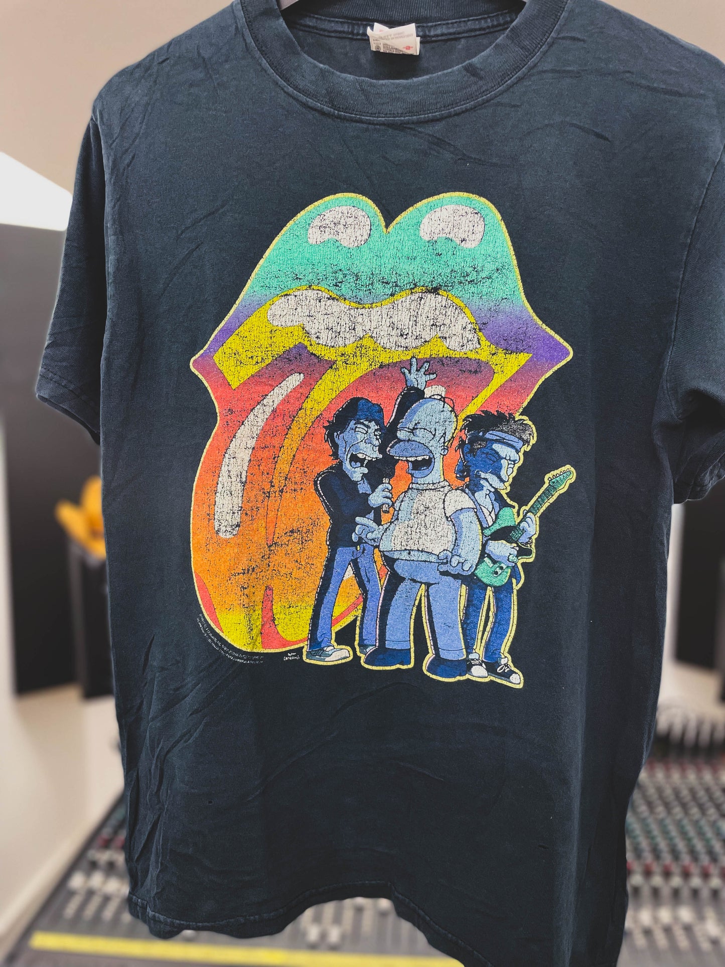 ROLLING STONES & HOMER SIMPSON ROCK TEE