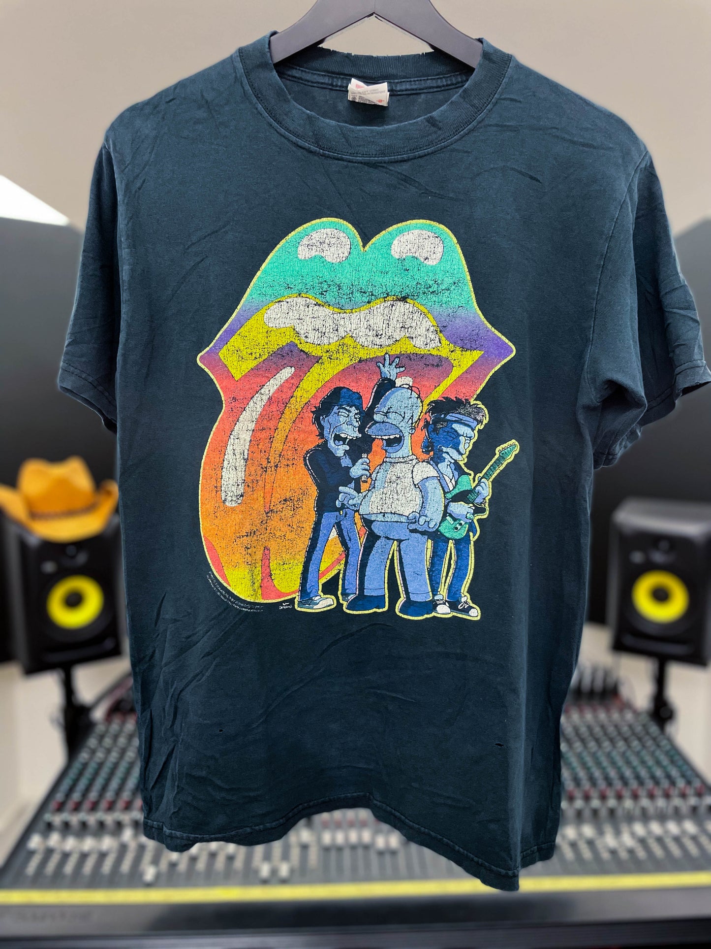 ROLLING STONES & HOMER SIMPSON ROCK TEE