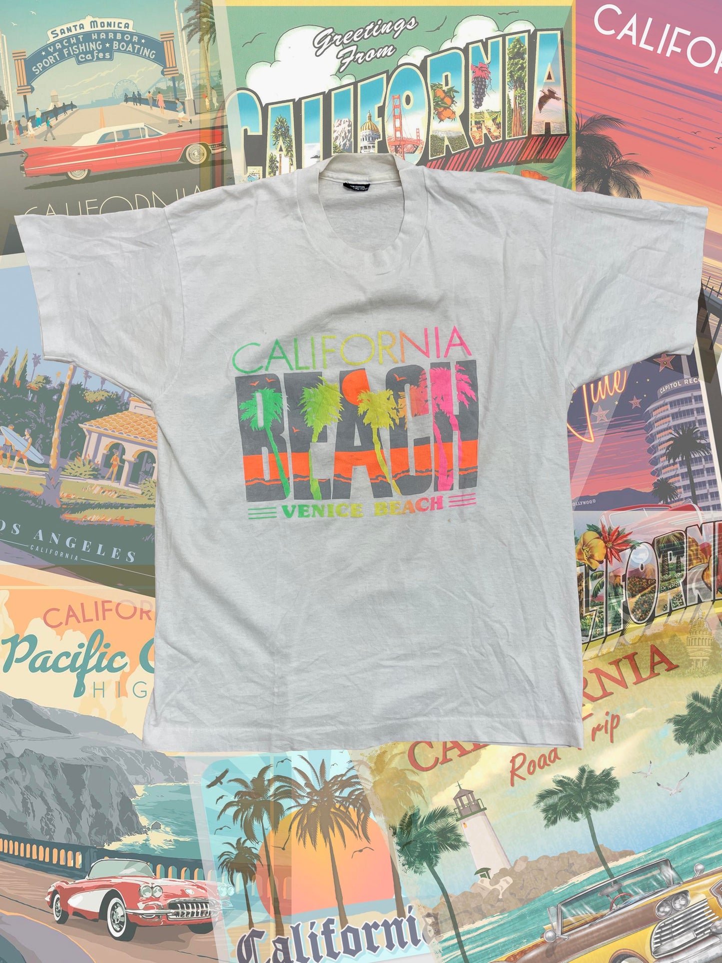 CALI VENICE BEACH HAPPY TIMES TEE