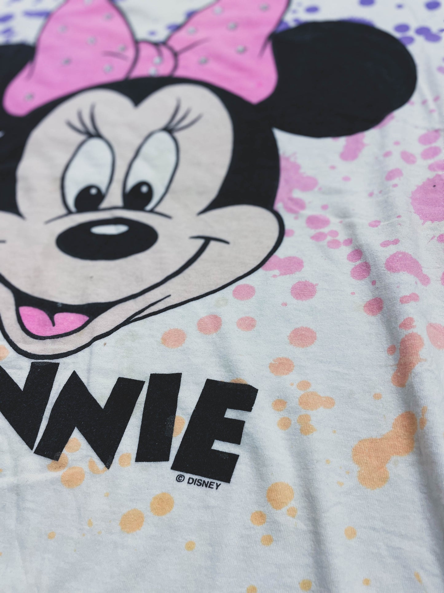 MINNIE SPLATTER AND SPARKLE TEE