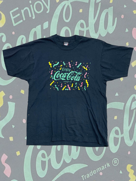 EARLY RAVER 80'S GREEN COCA COLA TEE