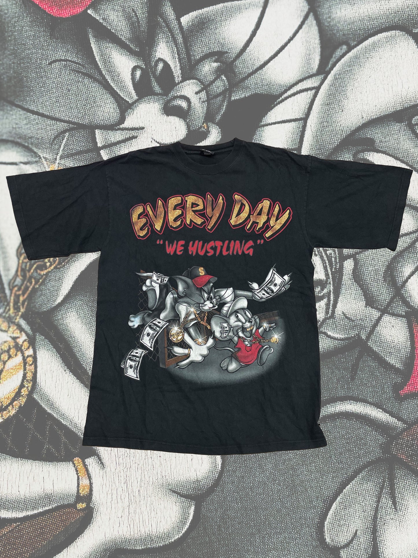 EVERYDAY "WE HUSTLING" TOM & JERRY TEE