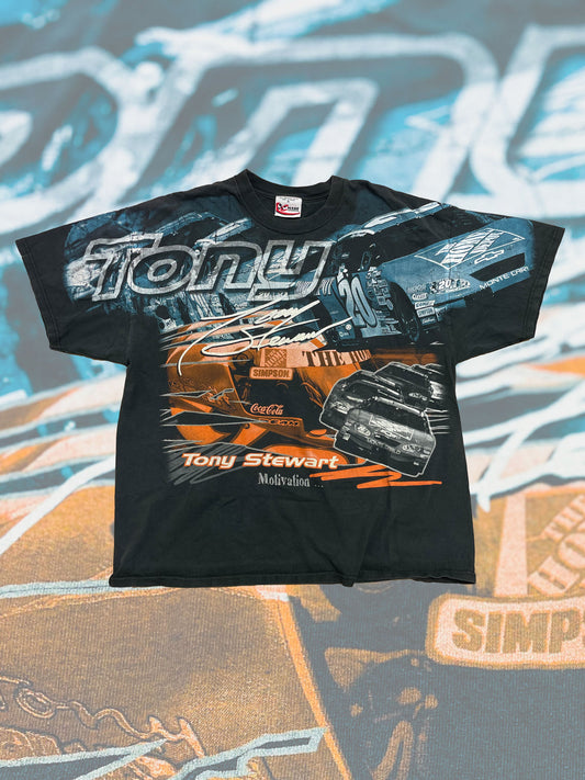 NASCAR X TONY STEWART MOTIVATION ALL OVER PRINT OS TEE